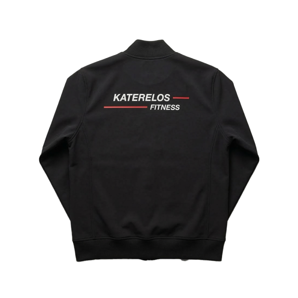 Katerelos Fitness Αθλητική Ζακέτα Μαύρη