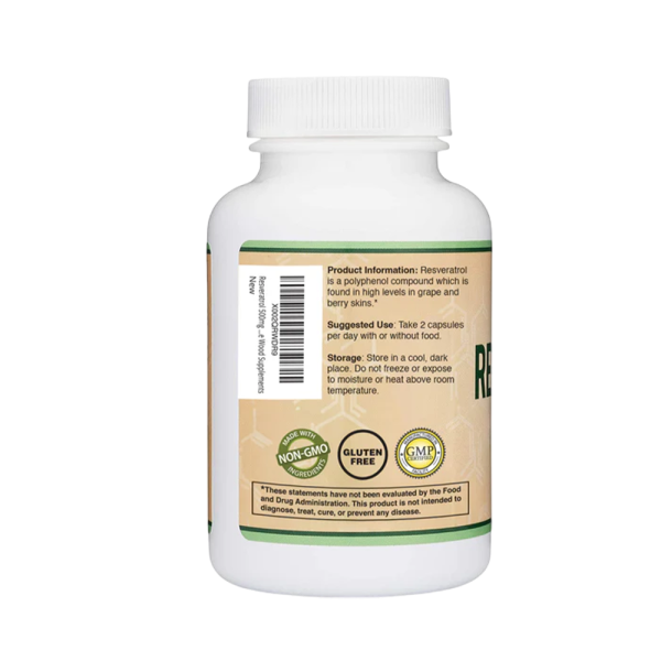 Double Wood Resveratrol 500mg 120 Caps