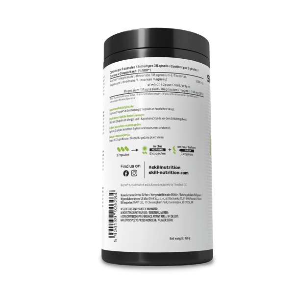 Skill Nutrition Magtein Magnesium L-Threonate 90 Caps
