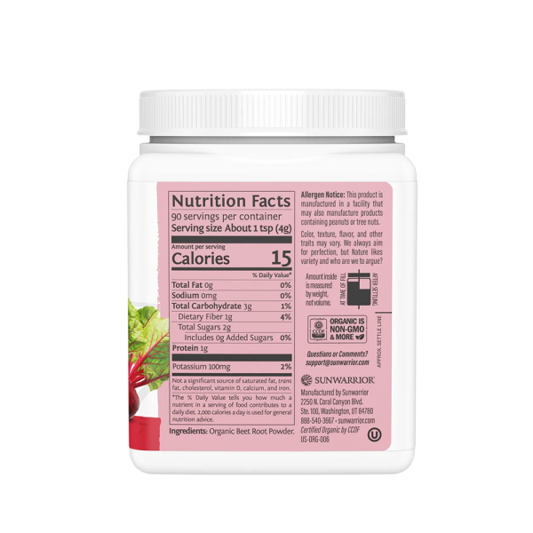Sunwarrior Organic Beetroot Powder 360g