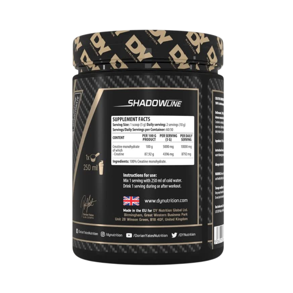 Dorian Yates Nutrition Creatine Monohydrate 300g