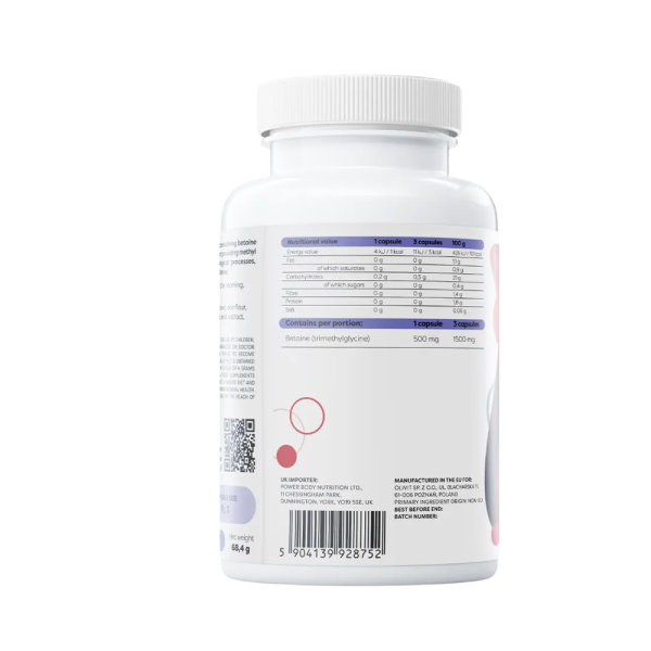 Osavi Betaine TMG 500mg 90 VCaps