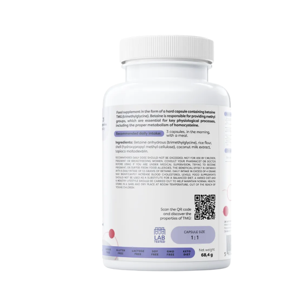 Osavi Betaine TMG 500mg 90 VCaps
