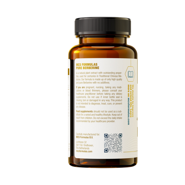 MCS Formulas Berberine Pure HCL 450mg 60 VCaps
